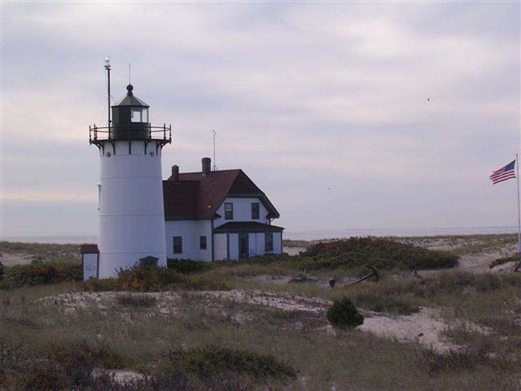 Race Point Light and its keeper’s house among the dunes